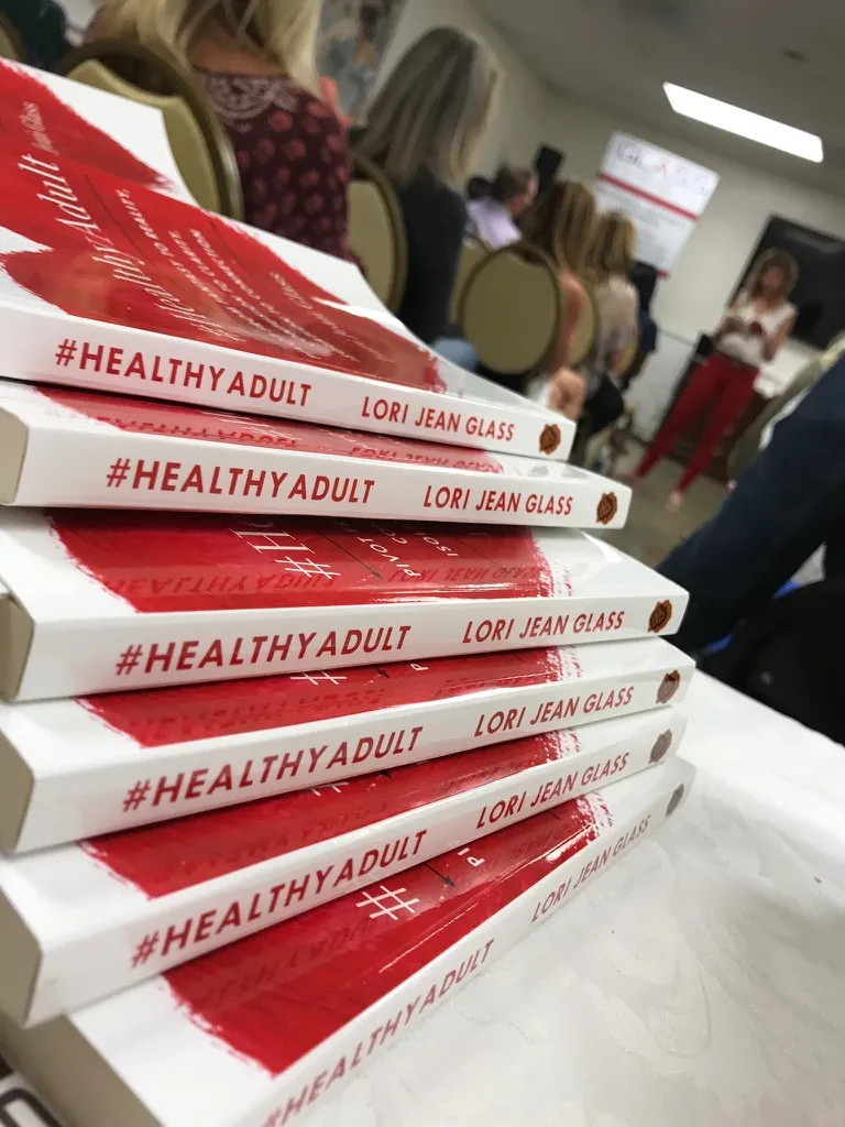 #HealthyAdult books at a PIVOT event